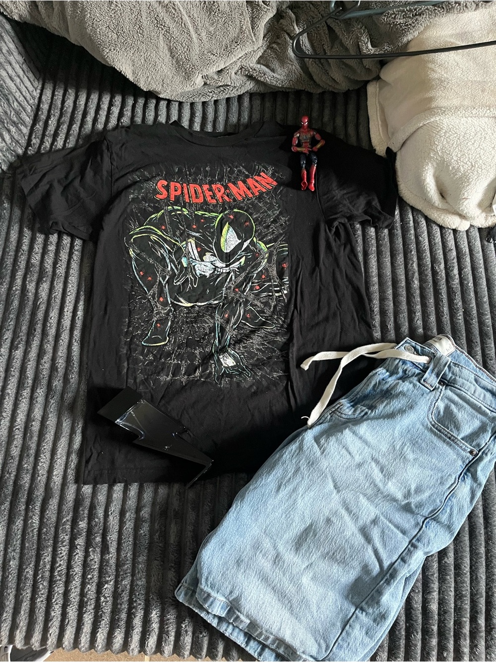 Marvel Black Spider-Man Graphic Tee